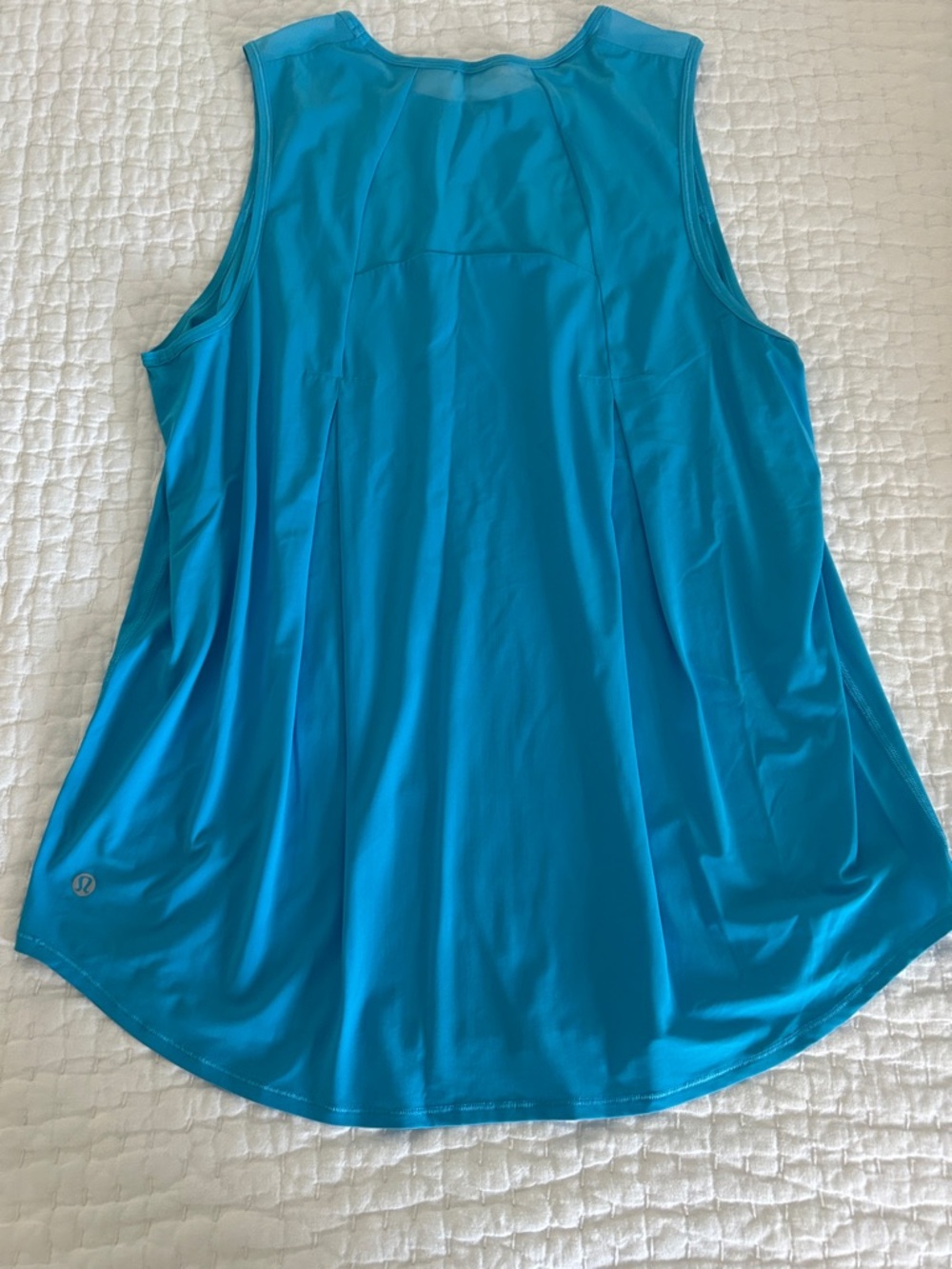 lululemon athletica Bright Teal Performance Tank Top- sculpt